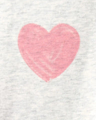 Toddler Girl Heart Cotton Pull-On Stretch Leggings
