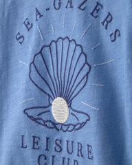 Girls Seashell Top - Blue