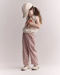 Toddler Girl Snail Elastic Waist Tank - Cream