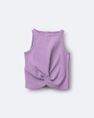 Toddler Girl Tie-Front Tank - Purple