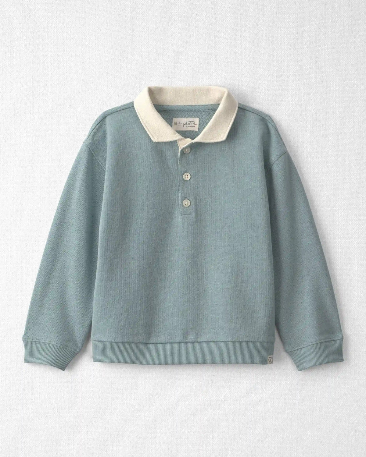 Toddler Boy Organic Cotton French Terry Polo