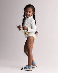 Toddler Full-Zip Long-Sleeve Rashguard - Light Blue