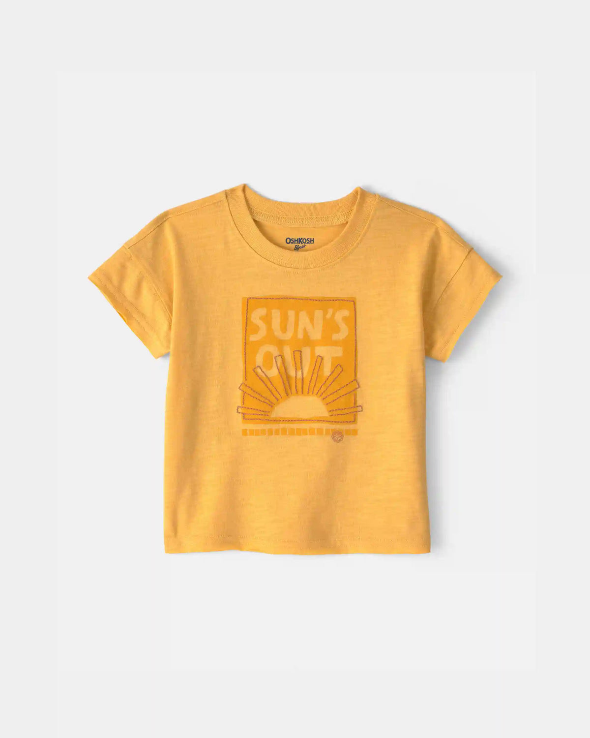 Baby 'Sun's Out' Graphic Tee - Yellow