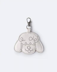 Toddler Girl Poodle Bag Charm - Cream