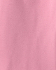 Girls Ribbed Pull-On Pants - Pink