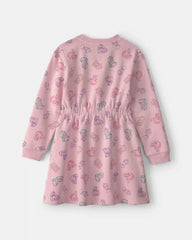 Girls Disney© Princess Long-Sleeve Dress - Pink