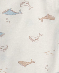 Baby 3-Piece Whale Long-Sleeve Top & Pant Set - Ivory