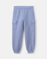 Girls 2-Piece Bow Fleece Hoodie & Pant Set - Blue