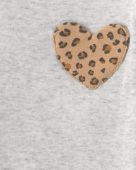 Baby Girl 4-Pack Leopard Print Long-Sleeve Multipack Bodysuits