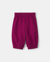 Baby Girl 3-Piece Heart French Terry Layering Set - Burgundy