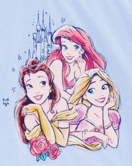 Kid Disney© Princess  Loose-Fit 2-Piece Pajamas - Blue