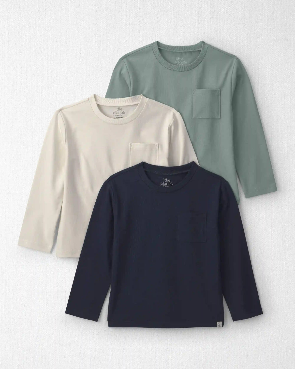Toddler Boy 3-Pack Organic Cotton Pocket Tees