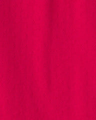 Baby Girl Long-Sleeve Bodysuit - Red