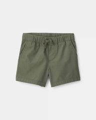 Baby Boy Canvas Shorts - Green