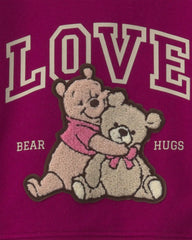 Toddler Girl 2-Piece Winnie the Pooh Top & Pant Set - Burgundy