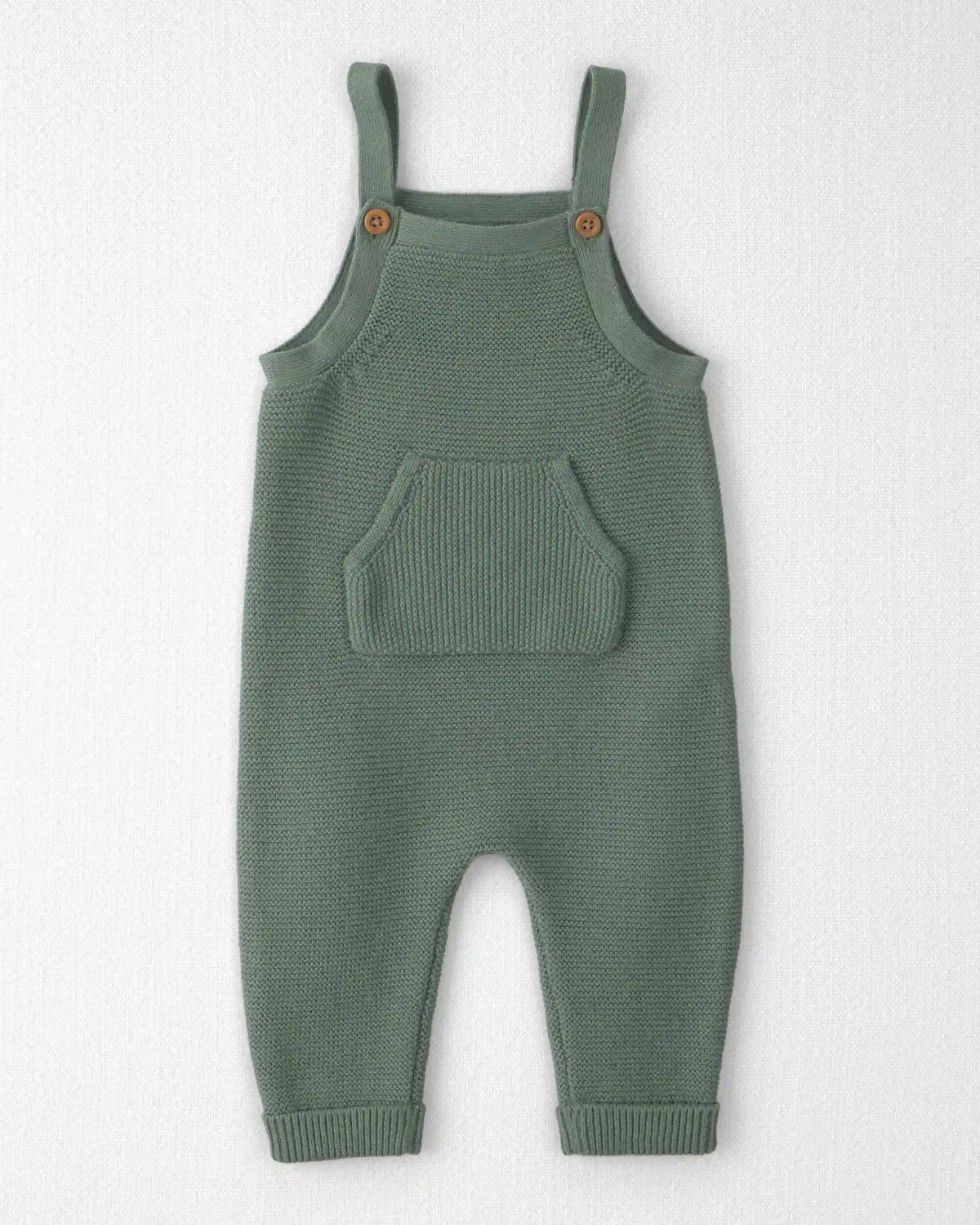 Baby Organic Cotton Sweater Knit Overalls