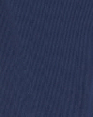 Girls Pull-On Stretch Rib Leggings - Navy Blue