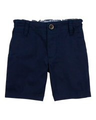 Baby Boy Stretch Chino Shorts - Navy