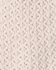 Baby Girl Organic Cotton Sweater Knit Romper