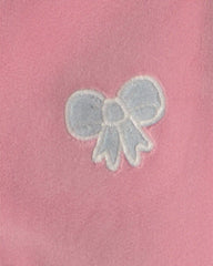 Toddler Girl 1-Piece Icon DreamPlush Snug Fit Footed Pajama - Pink