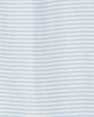 Baby Boy 2-Pack 2-Way Zip Cotton Sleep & Play Pajamas - Blue/White