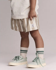 Toddler City Park™ Shorts in Stripes - Khaki/Cream