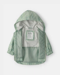 Baby Boy Dinosaur Raincoat - Green