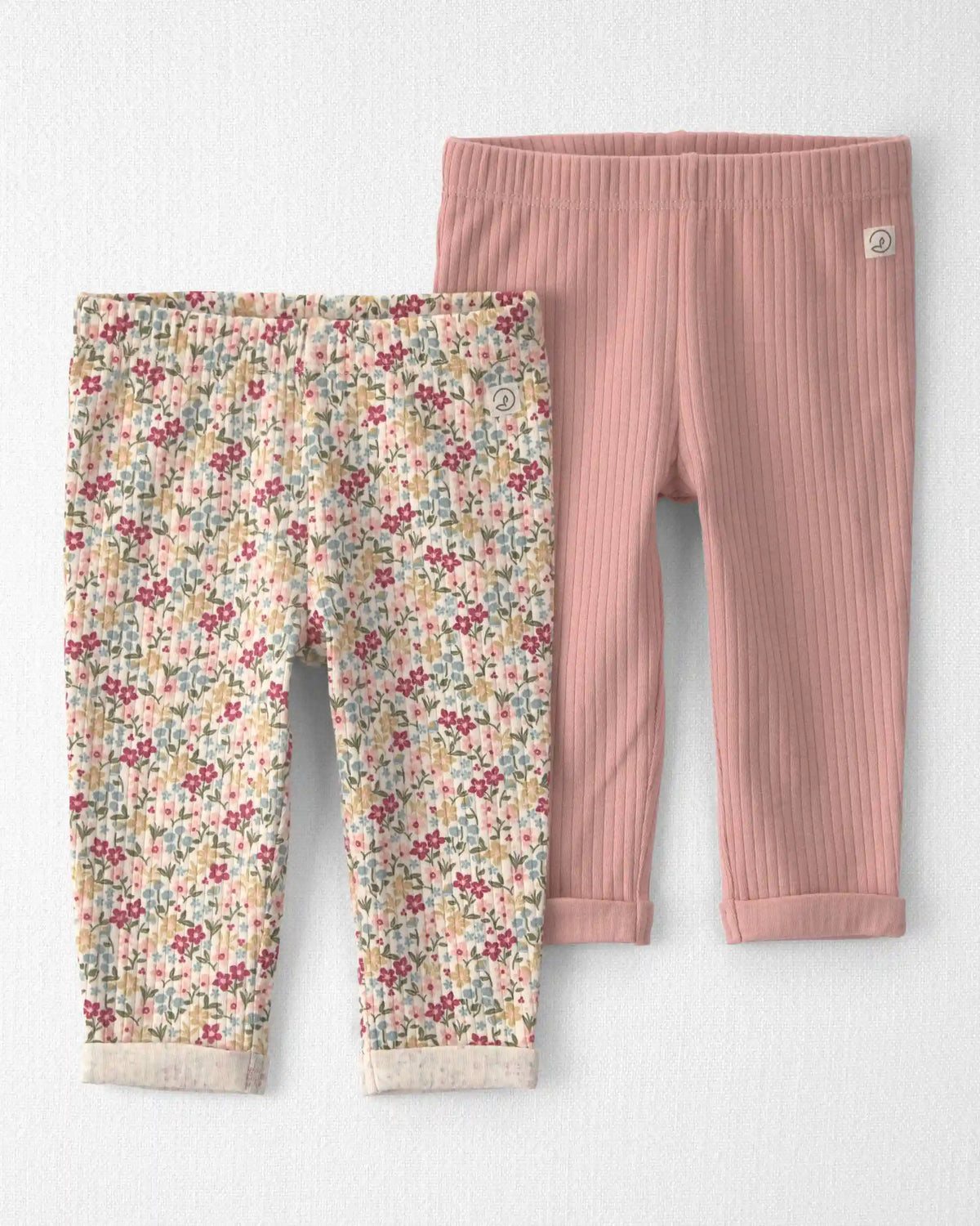 Baby Girl 2-Pack Organic Cotton Leggings