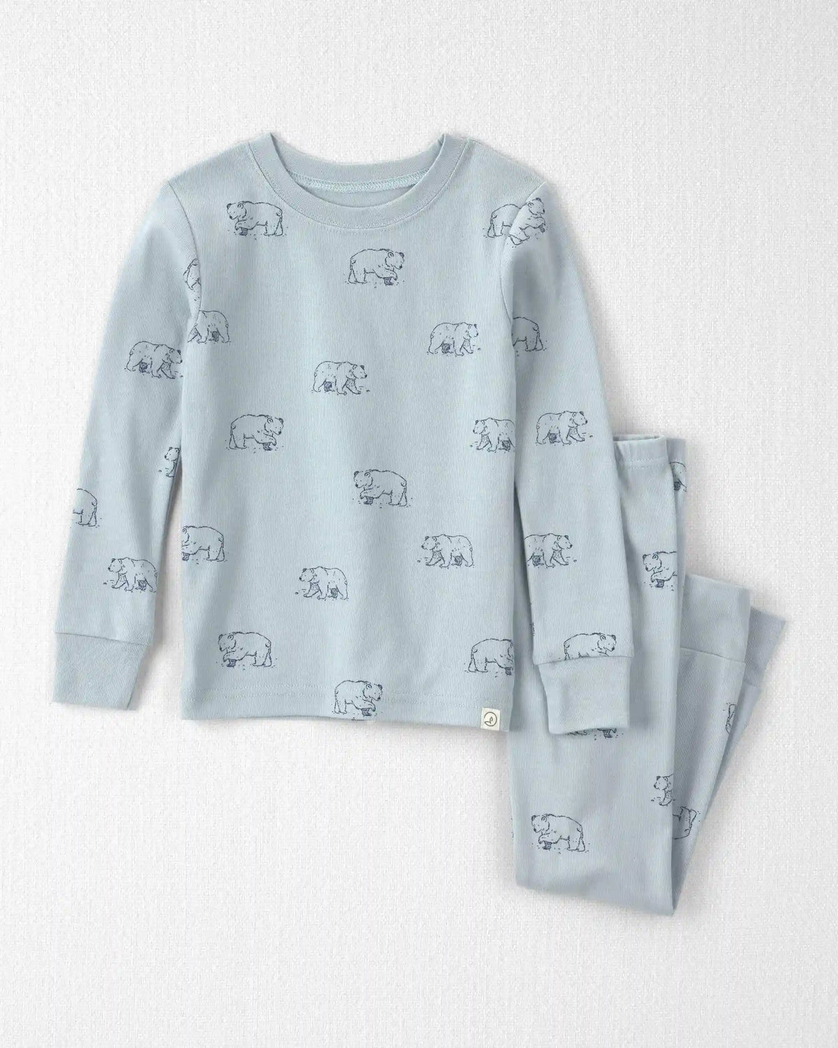Toddler 2-Piece Organic Cotton Pajamas in Winter Bears