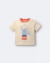 Toddler Juggling Relaxed Graphic Tee - Cream