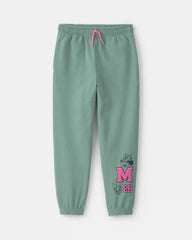 Girls Disney© Minnie Mouse Fleece Joggers - Green