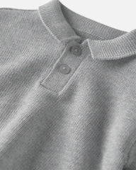Baby Boy Organic Cotton Sweater Knit Polo