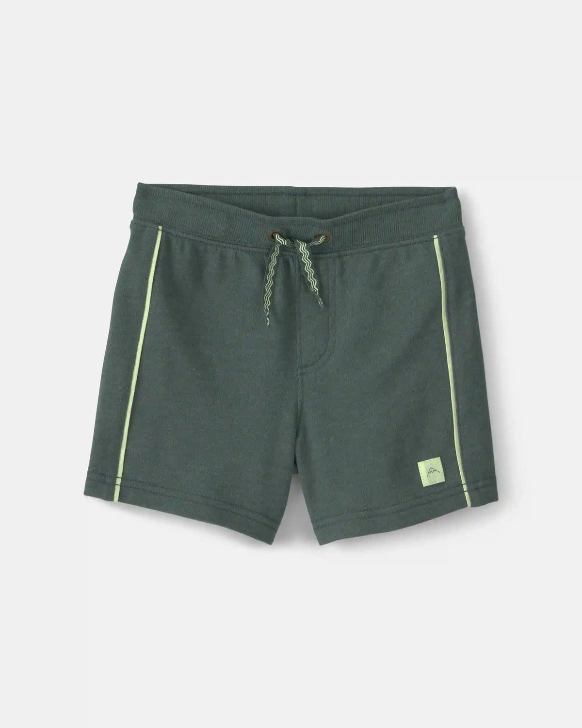 Toddler Boy French Terry Shorts - Olive Green