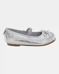Toddler Ballet Slippers - Silver