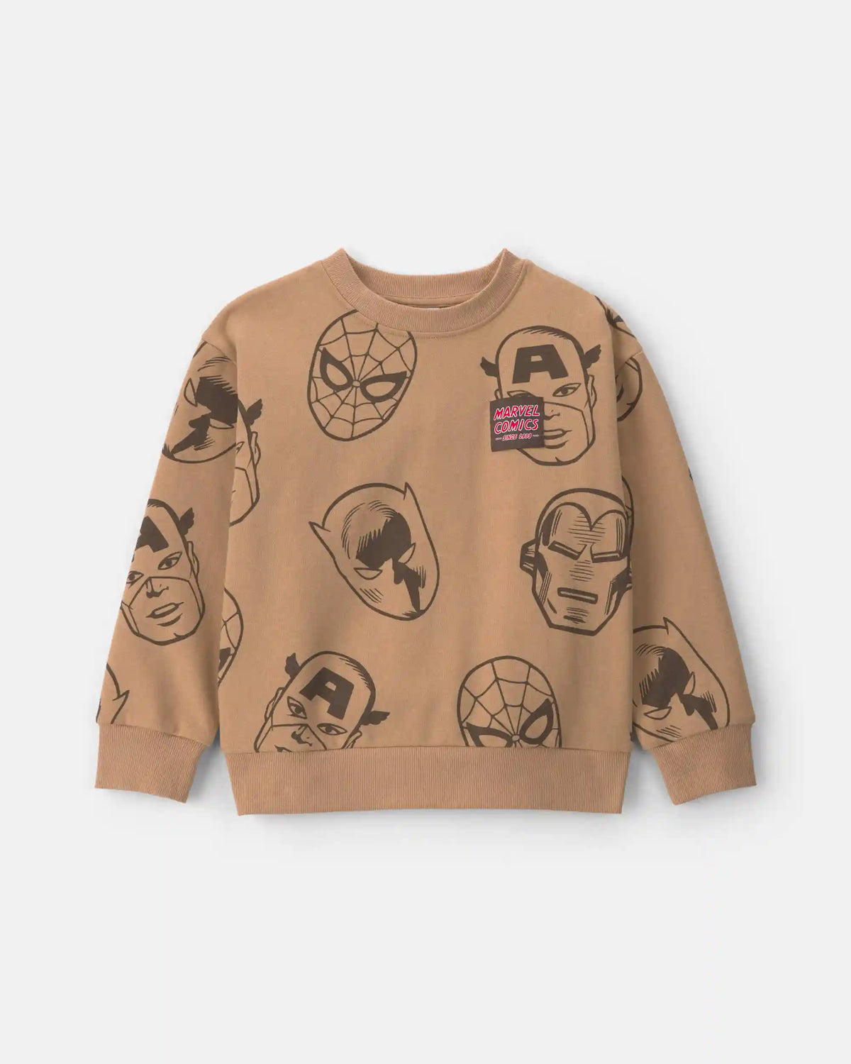 Boys ©Marvel Fleece Pullover Sweatshirt - Brown