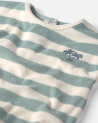 Baby Terry Bubble Made with Organic Cotton in Stripes
