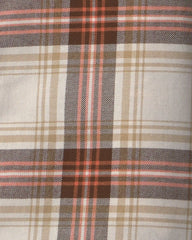 Toddler Boy Plaid Long-Sleeve Button-Down Shirt - Brown/Cream