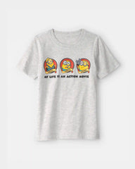 Kids Despicable Me Minions Graphic Tee - Grey
