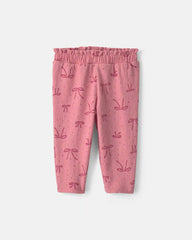 Baby Girl 2-Piece Bow Long-Sleeve Bodysuit & Pant Set - Pink