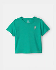 Toddler Girl Ice Cream Graphic Tee - Green