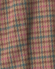 Girls Houndstooth Skort - Brown