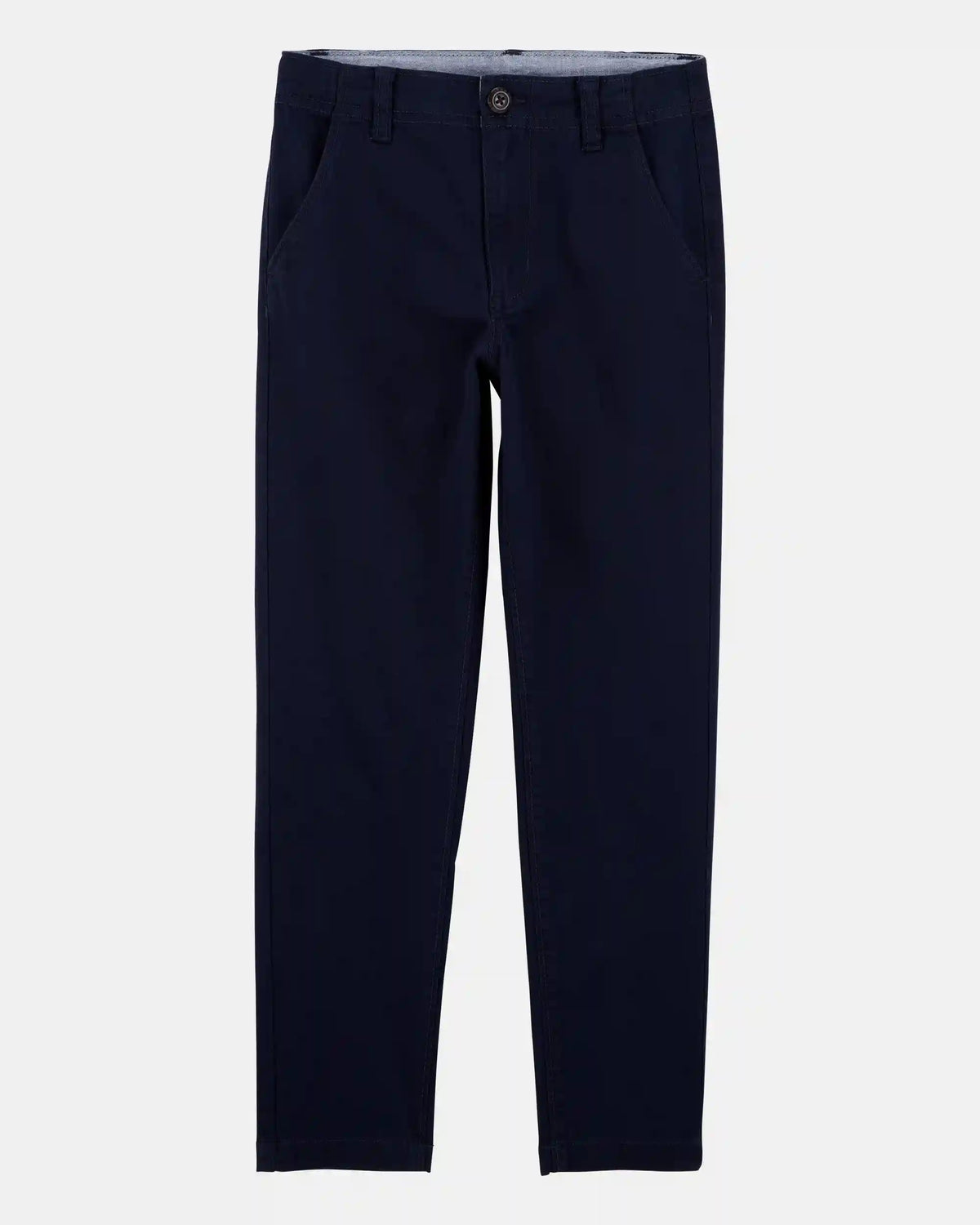 Kid Slim Tapered Chino Pants - Navy