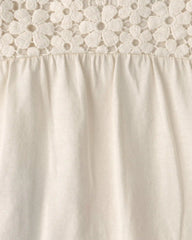Baby Girl 2-Piece Eyelet Bodysuit & Pant Set