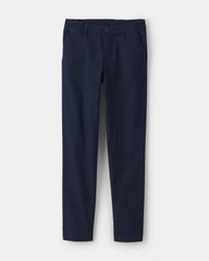 Girls Uniform Skinny Pants - Navy