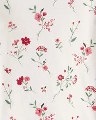 Toddler Girl 2-Piece Organic Cotton Pajamas in Rosethorn Hollow