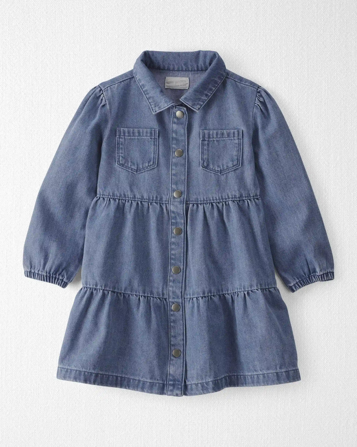 Toddler Girl Organic Cotton Denim Dress