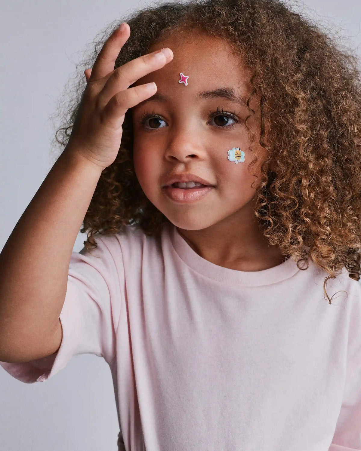 Toddler Rolled Cuff Tee - Light Pink