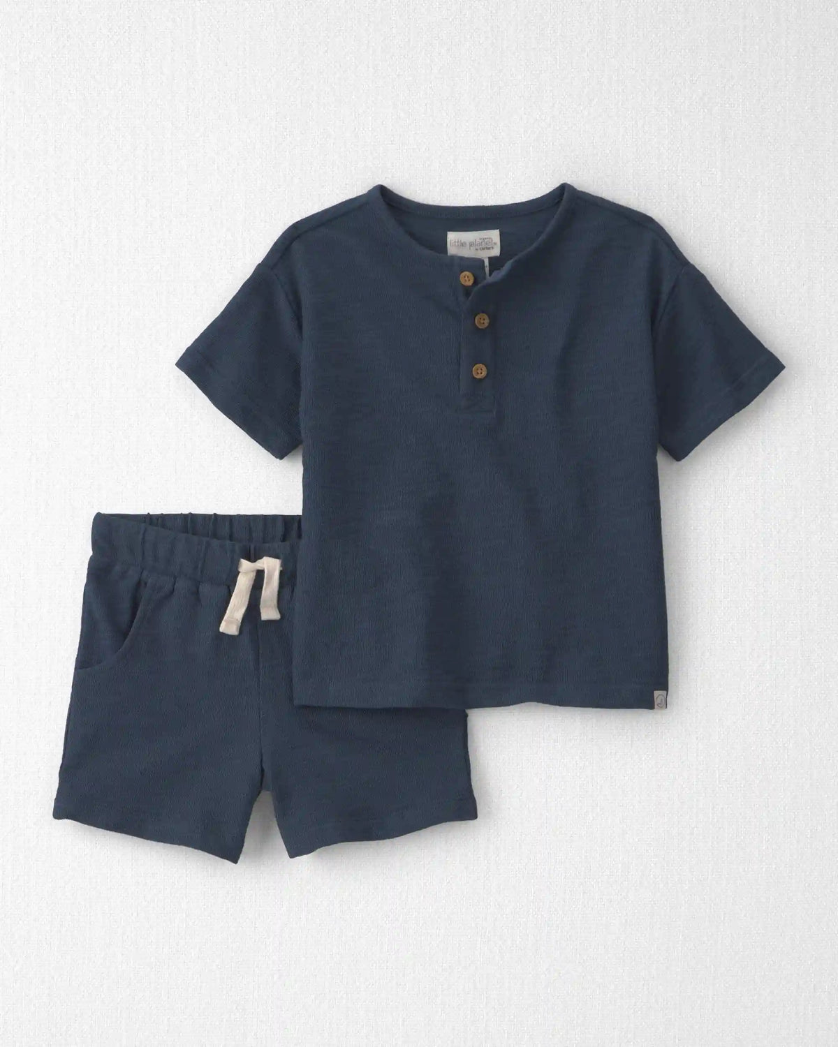 Toddler Boy 2-Piece Top & Short Set Made with Organic Cotton