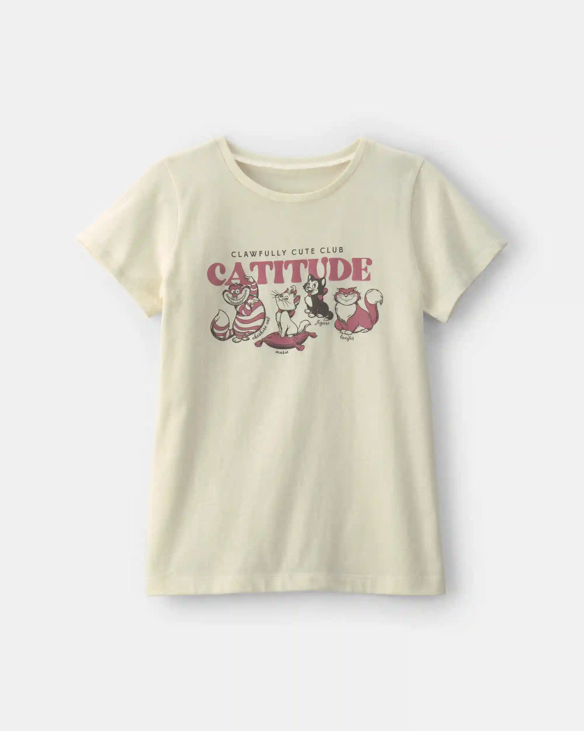 Girls Disney© Cats Graphic Tee - Cream