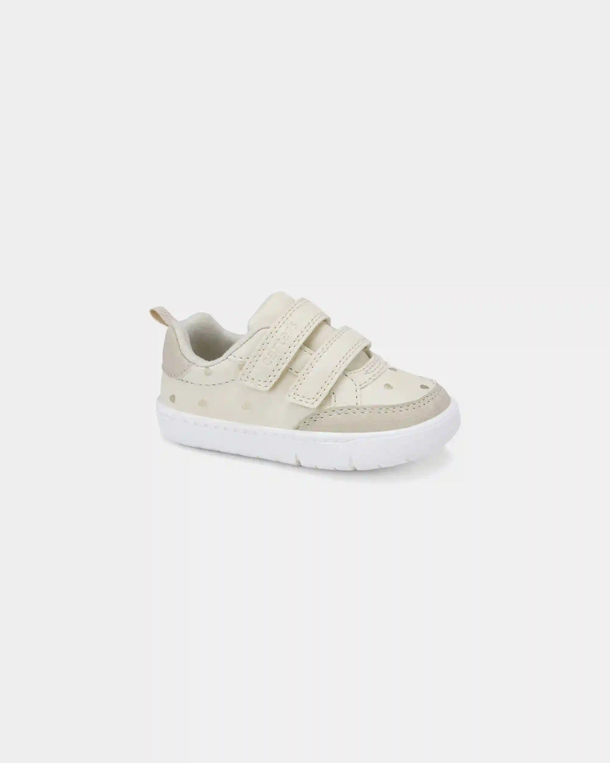 Baby Girl Every Step® First Walker Heart Sneakers - Cream